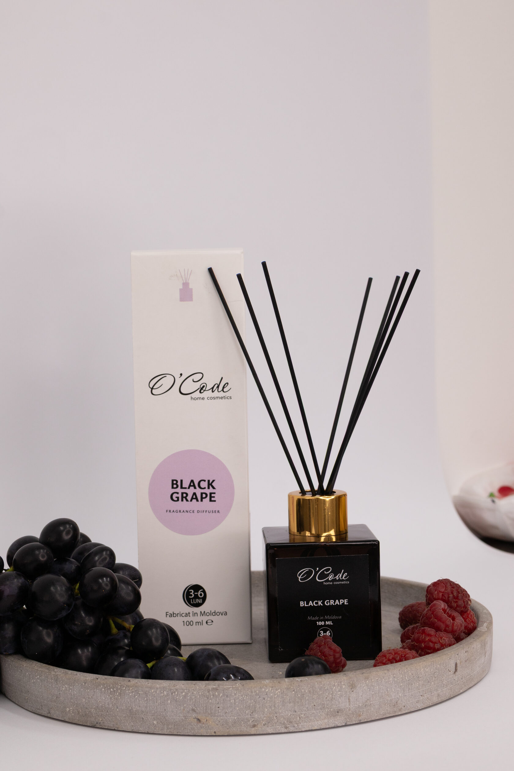 Black Grape — Black Grape & Cassis — Ароматический диффузор для дома, 100 мл